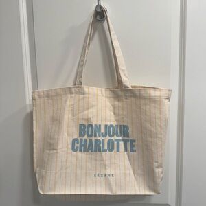 Sézane Bonjour Charlotte Tote Bag